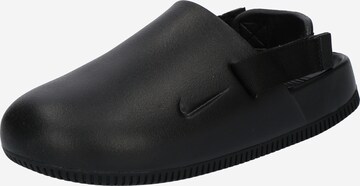 Saboţi 'CALM' de la Nike Sportswear pe negru: față