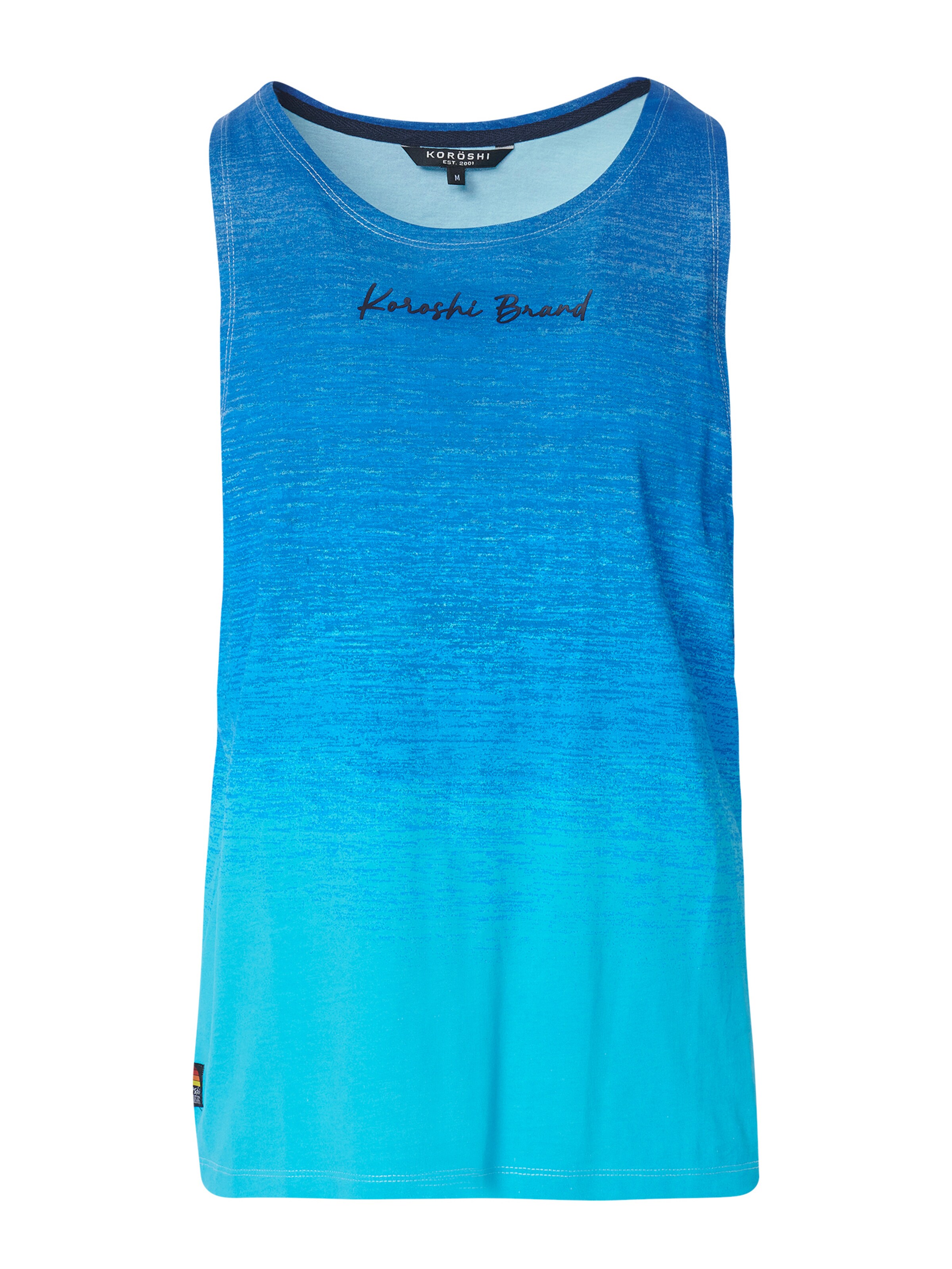 Tricou de la KOROSHI pe albastru: față