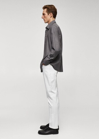 Regular Jeans 'Janl' de la MANGO MAN pe alb