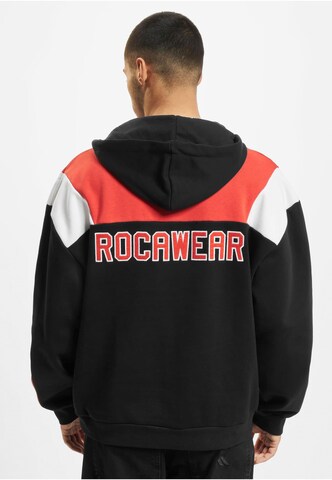 ROCAWEAR Sweatshirt 'Woodpoint' in Zwart