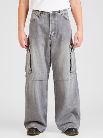 WEEKDAY Wide Leg Jeans 'Pasadena' in Grau: Vorderseite