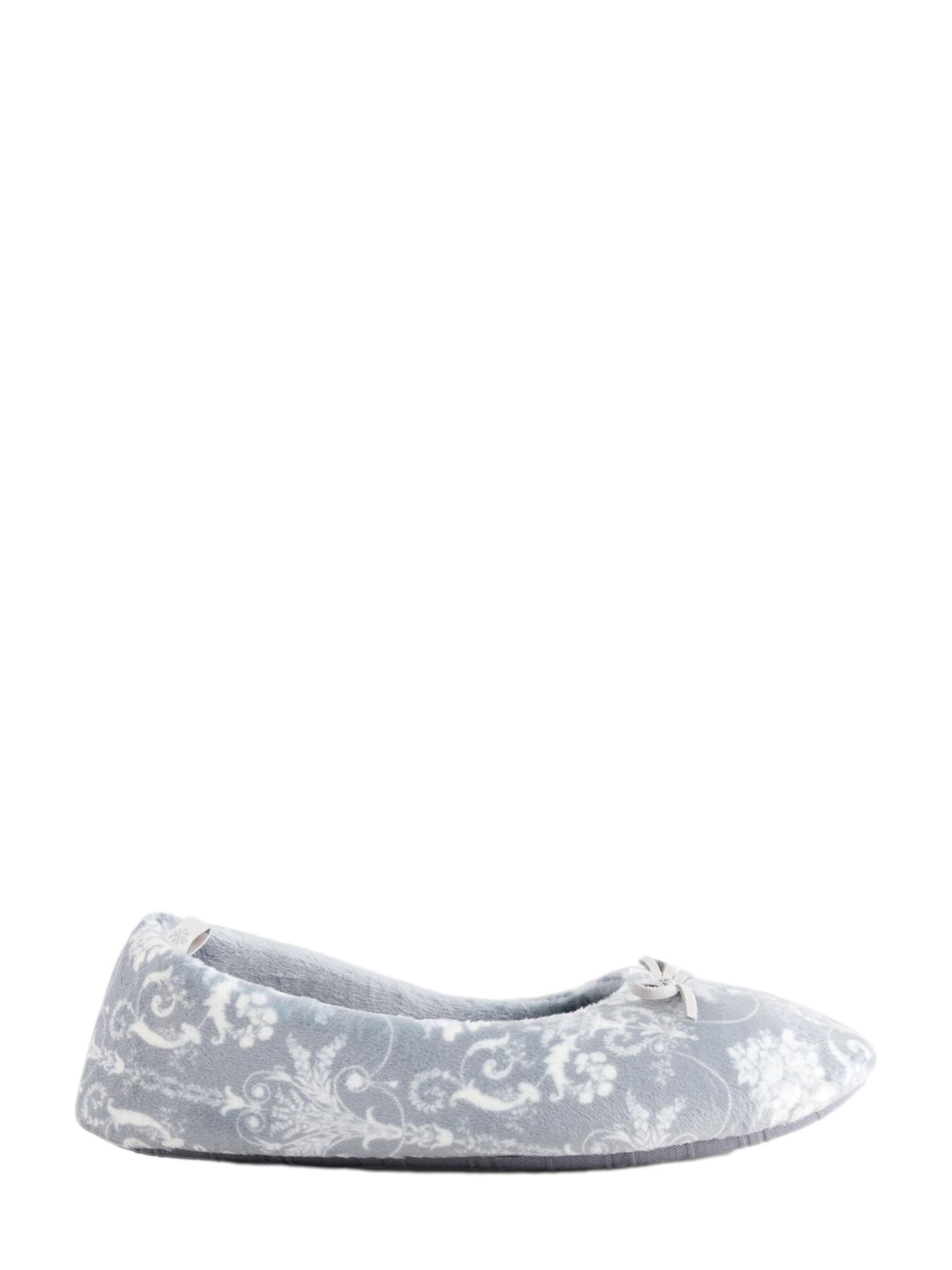 LAURA ASHLEY Ballerina in Grau: Vorderseite
