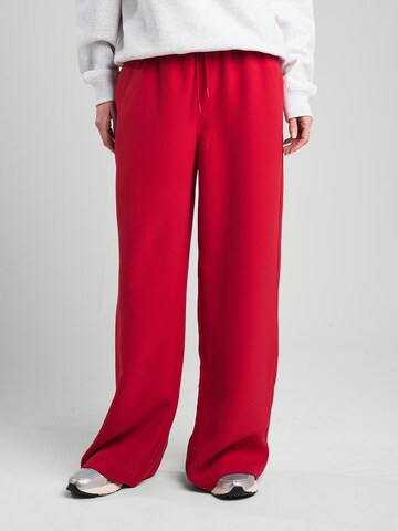 Wide Leg Pantalon America Today en rouge : devant