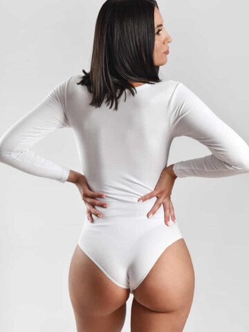 Body 'BASIC MAX Langarm Body Frauen 3er Pack' Maxte en blanc
