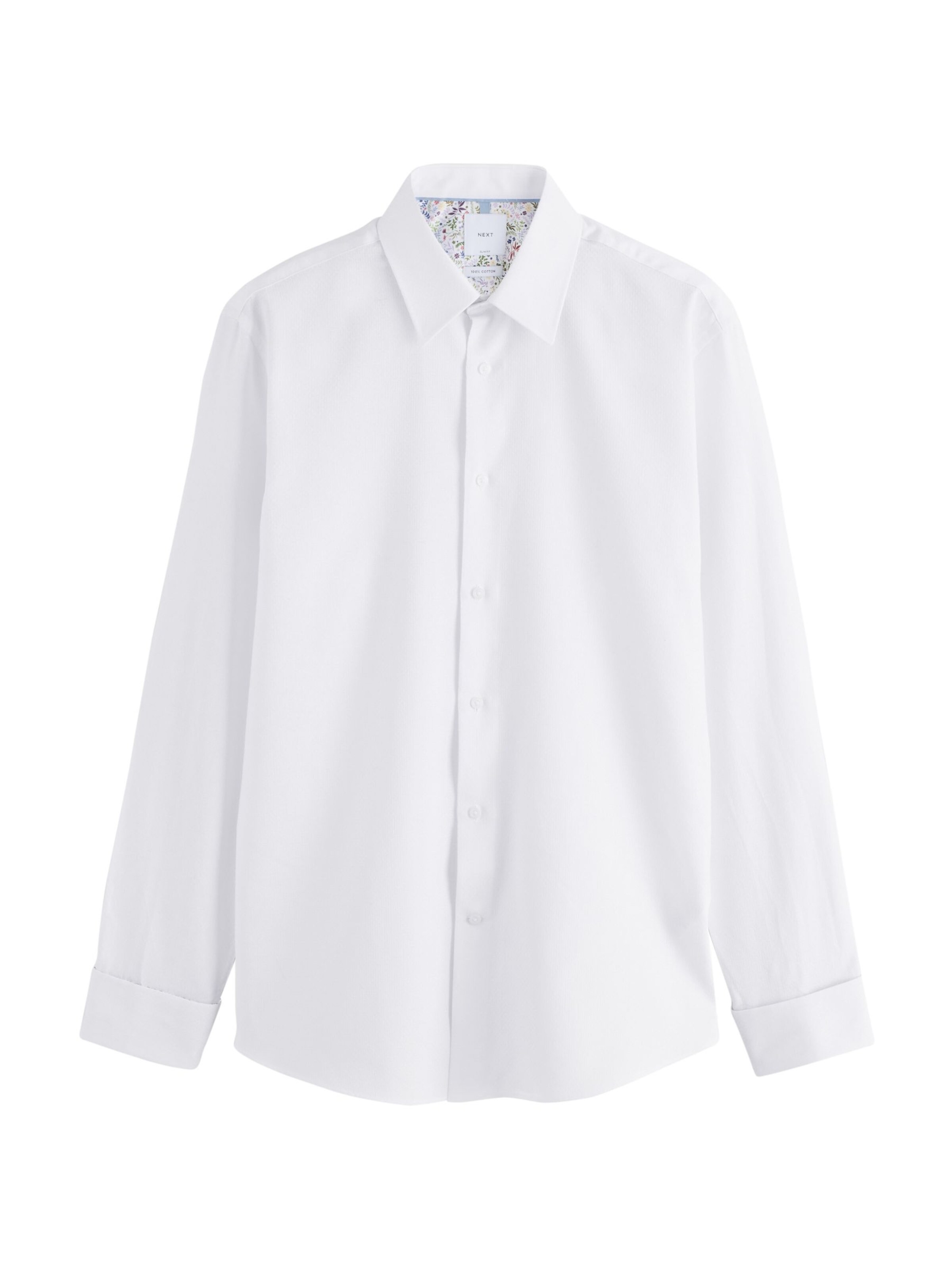 Next Button Up Shirt in White, Item view