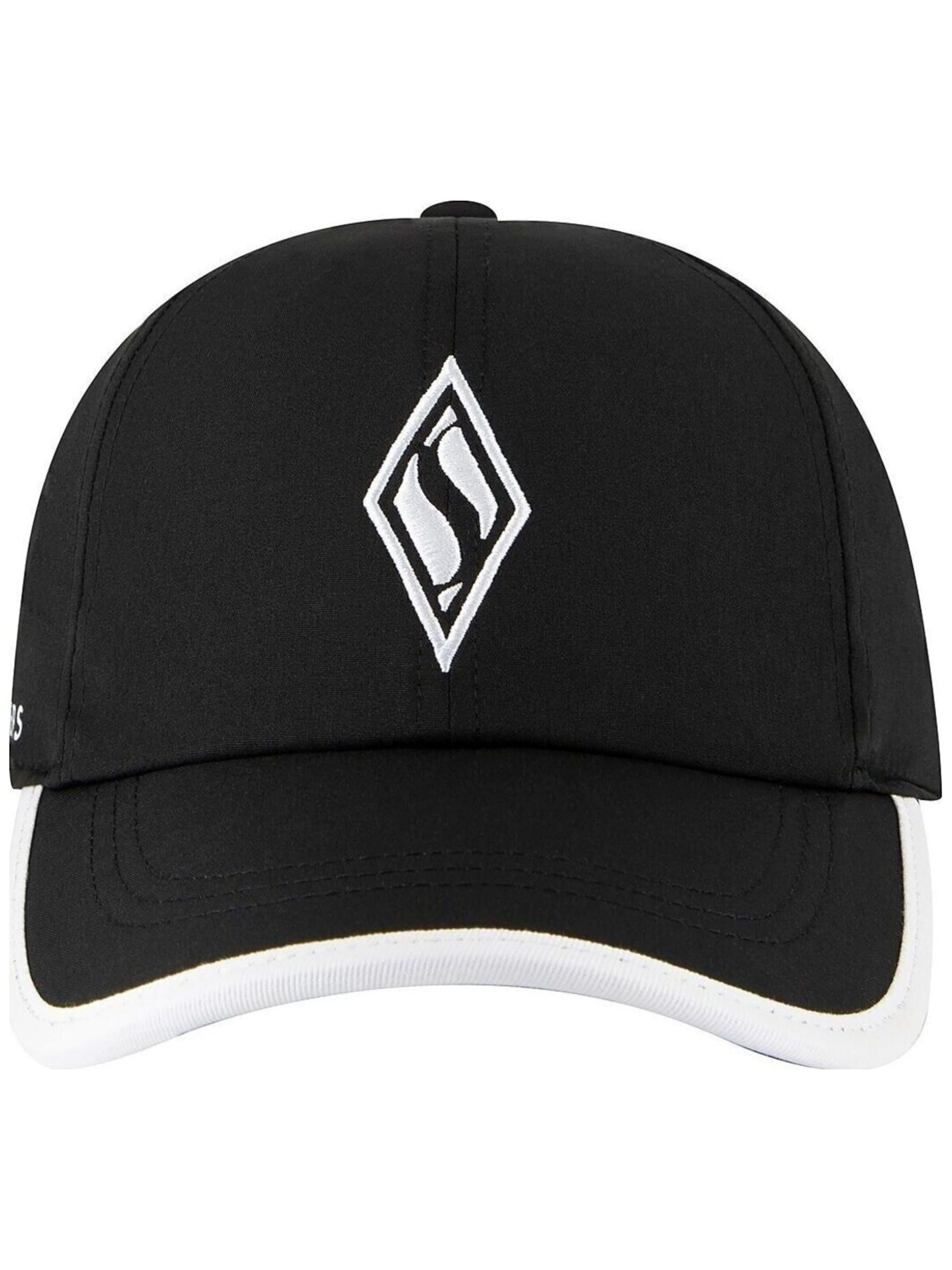 SKECHERS Sportpet 'Skechers Skechweave Diamond Colorblocked Hat' in Zwart: voorkant
