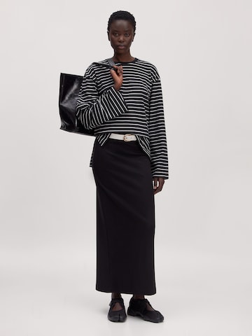 EDITED Shirt 'Keke' in Schwarz: Vorderseite