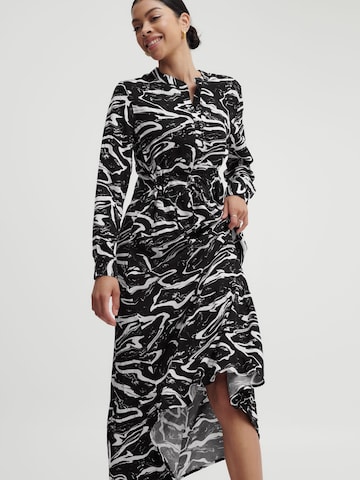 b.young - Vestidos camiseiros 'Josa' em preto: frente