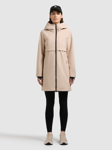 khujo Between-seasons coat 'June' in Beige: front