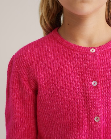 WE Fashion Knit cardigan in Pink