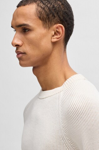 BOSS Sweater 'Jilberto' in White
