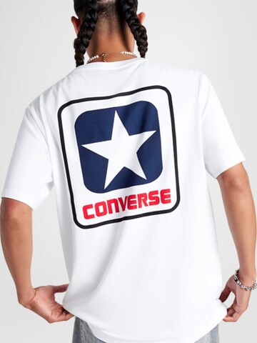 CONVERSE Shirt 'Converse Con T-shirt M Con Box Star Tee' in White