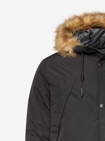 Jack & Jones Plus Winterparka 'Super' in Zwart