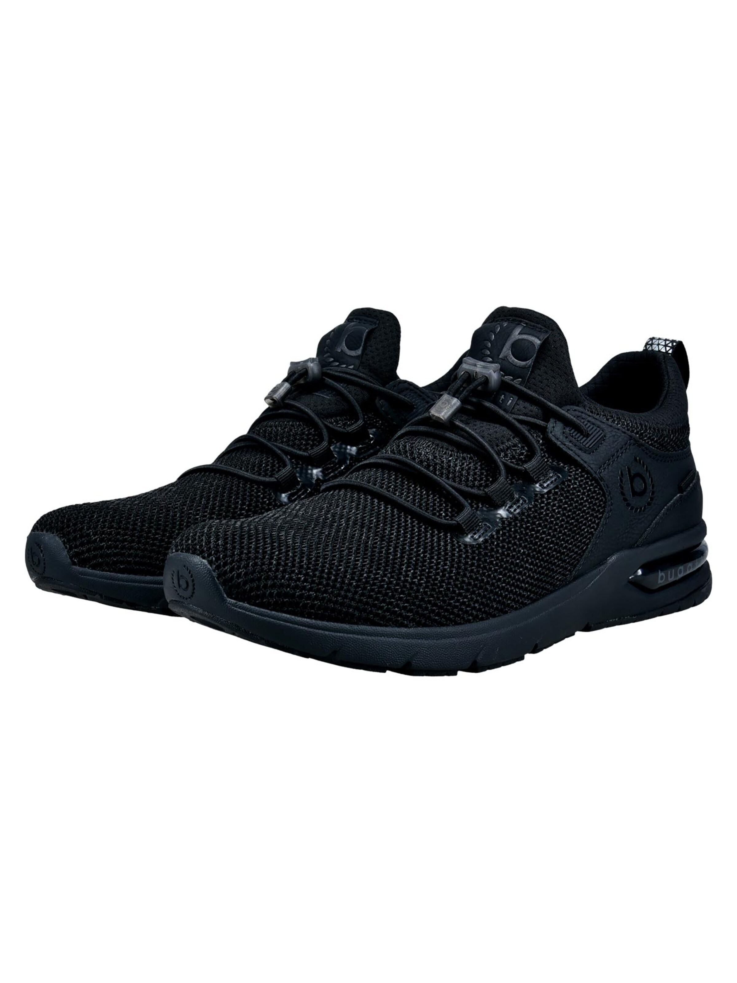 bugatti Sneakers laag 'Basic' in Zwart