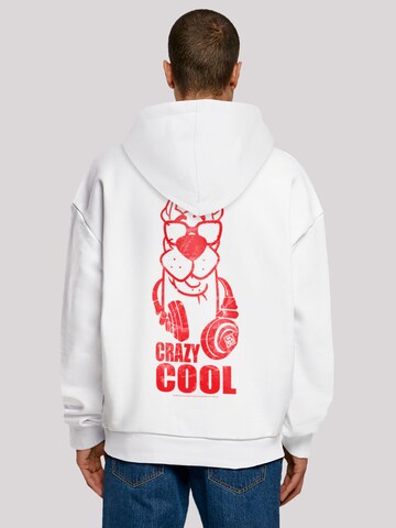 Sweat-shirt F4NT4STIC en blanc : devant