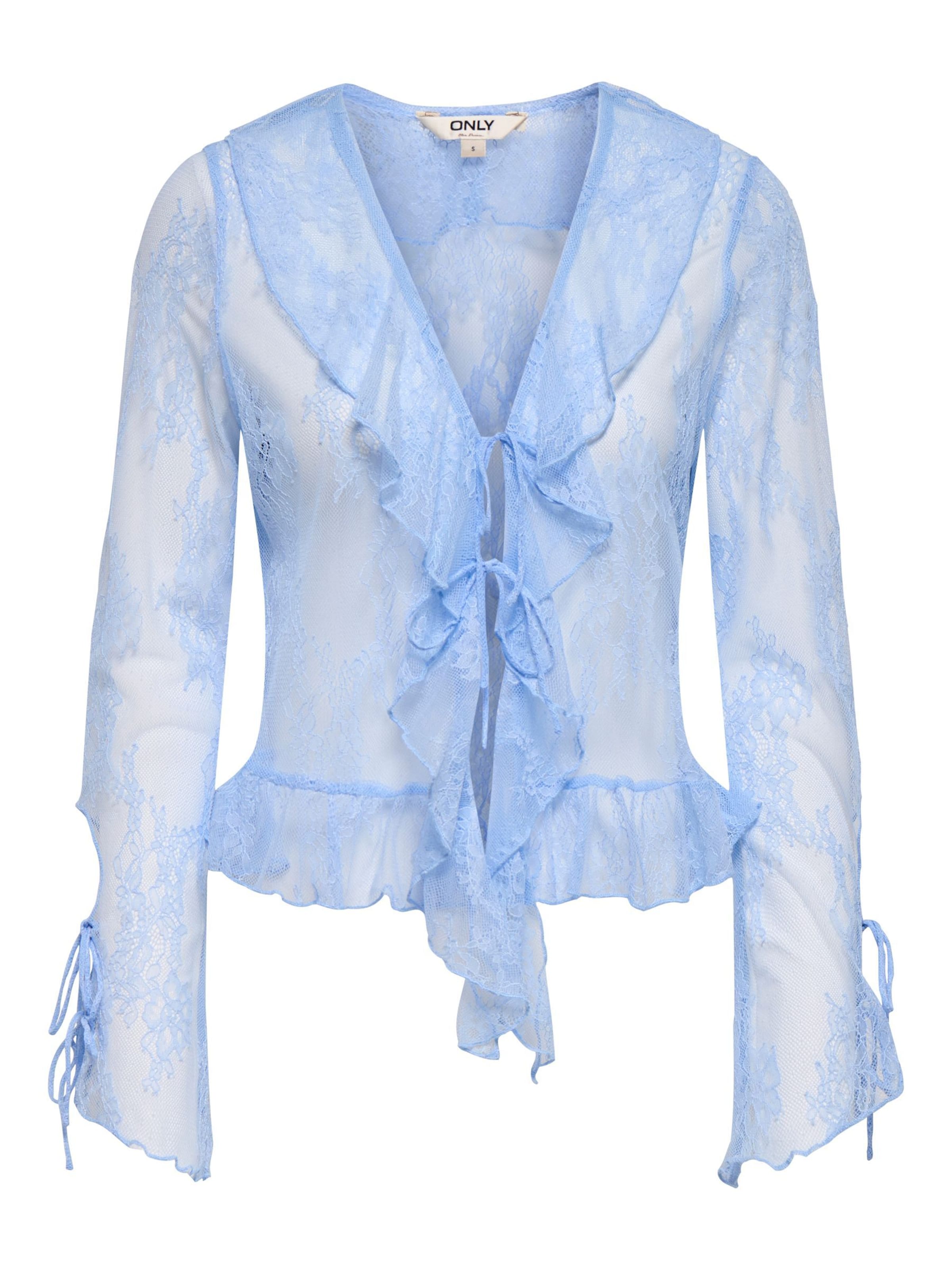 ONLY Blouse 'ONLCalibea' in Blauw: voorkant