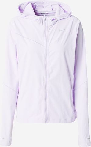 Veste de sport 'SWIFT' NIKE en violet : devant