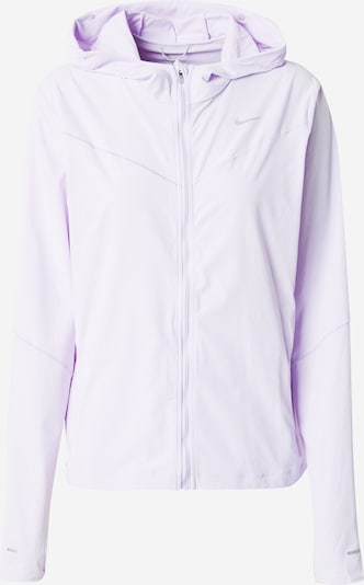 NIKE Veste de sport 'SWIFT' en gris / lilas, Vue avec produit