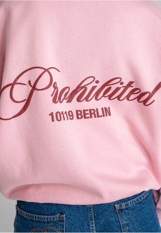 Prohibited Sweatshirt 'Hometown' in Pink