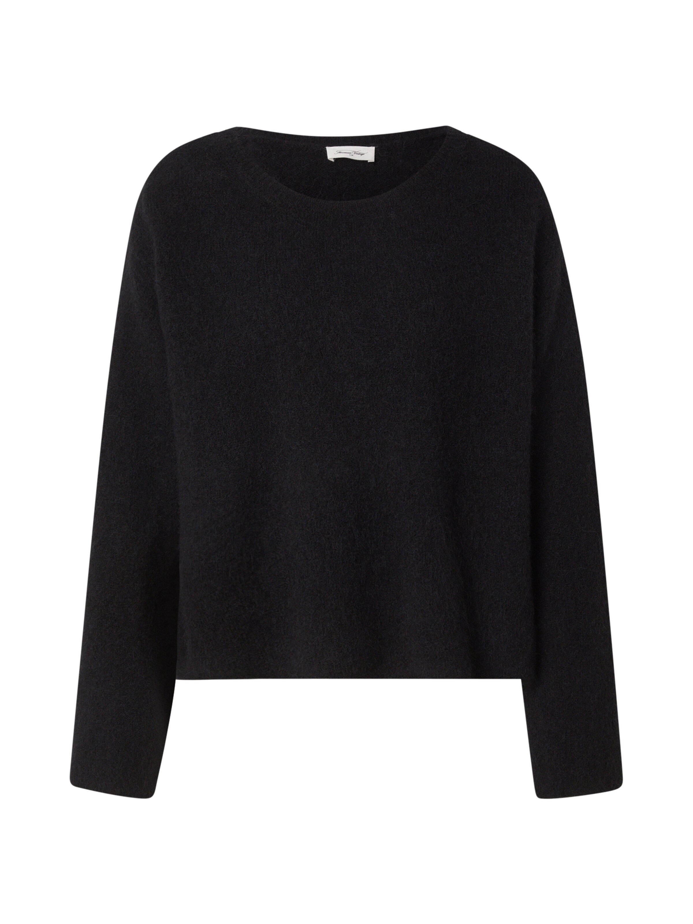 AMERICAN VINTAGE Trui 'VITOW' in Zwart: voorkant