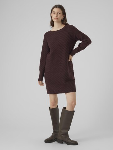 VERO MODA Knitted dress in Red