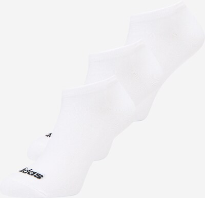 ADIDAS SPORTSWEAR Sports socks 'Thin Linear -cut 3 Pairs' in Black / White, Item view