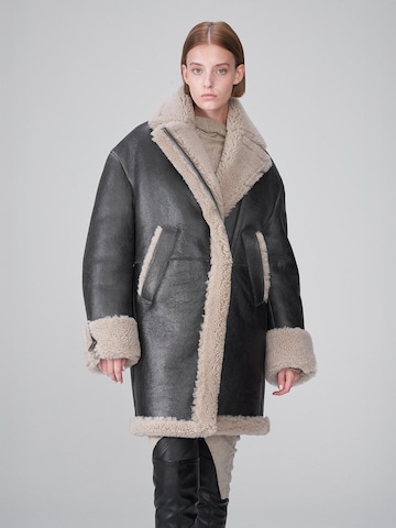 VESPUCCI BY VSP Winter Coat 'Eleonore' in Grey: front