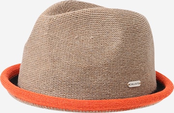Cappello 'Boston' di chillouts in marrone: frontale