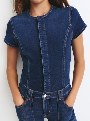 Pull&Bear Jumpsuit in Blau
