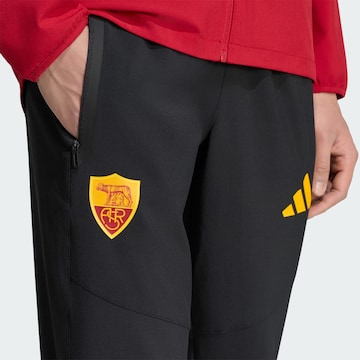 regular Pantaloni sportivi 'AS Rom Tiro' di ADIDAS PERFORMANCE in nero