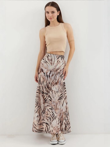 Bigdart Skirt in Beige