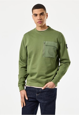 Weekend Offender Sweatshirt in Grün: Vorderseite