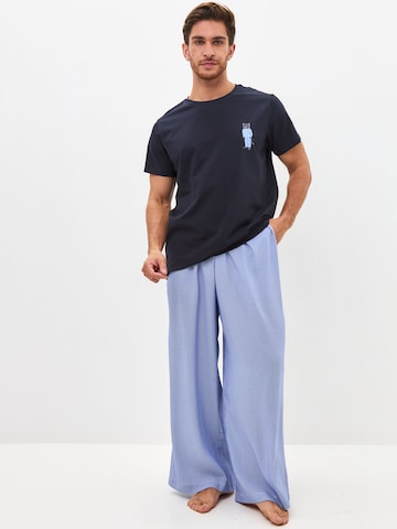 CAT by Maniita Lacitta Pajamas long in Blue: front