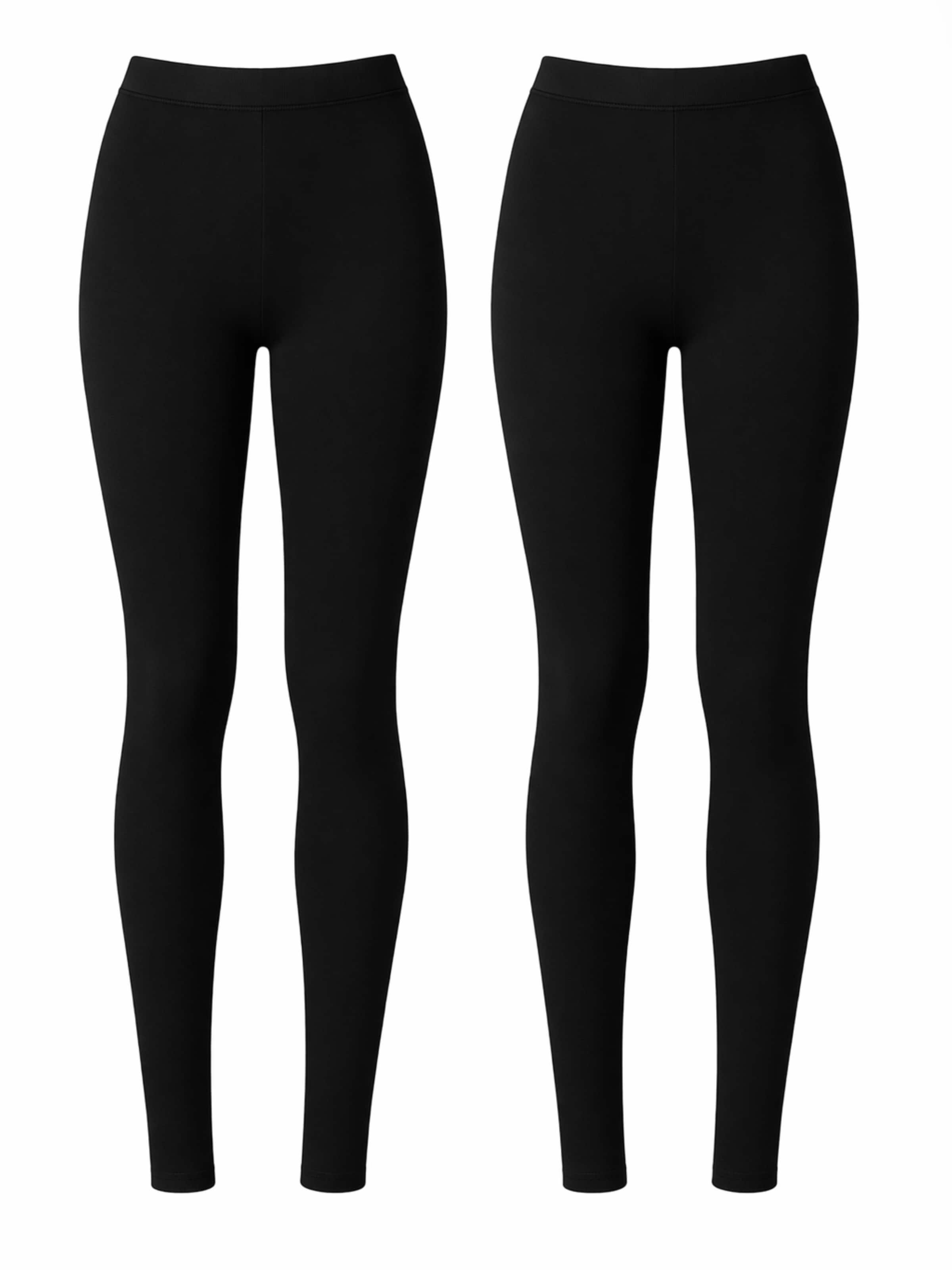 berrak Skinny Jeggings 'Skinny Leggings in Schwarz' in Black: front