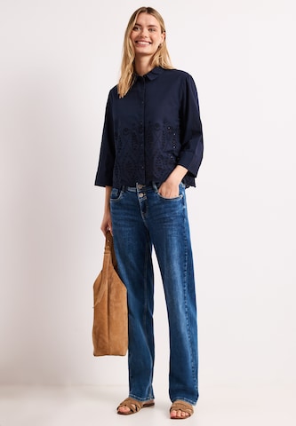 STREET ONE Bluse in Blau