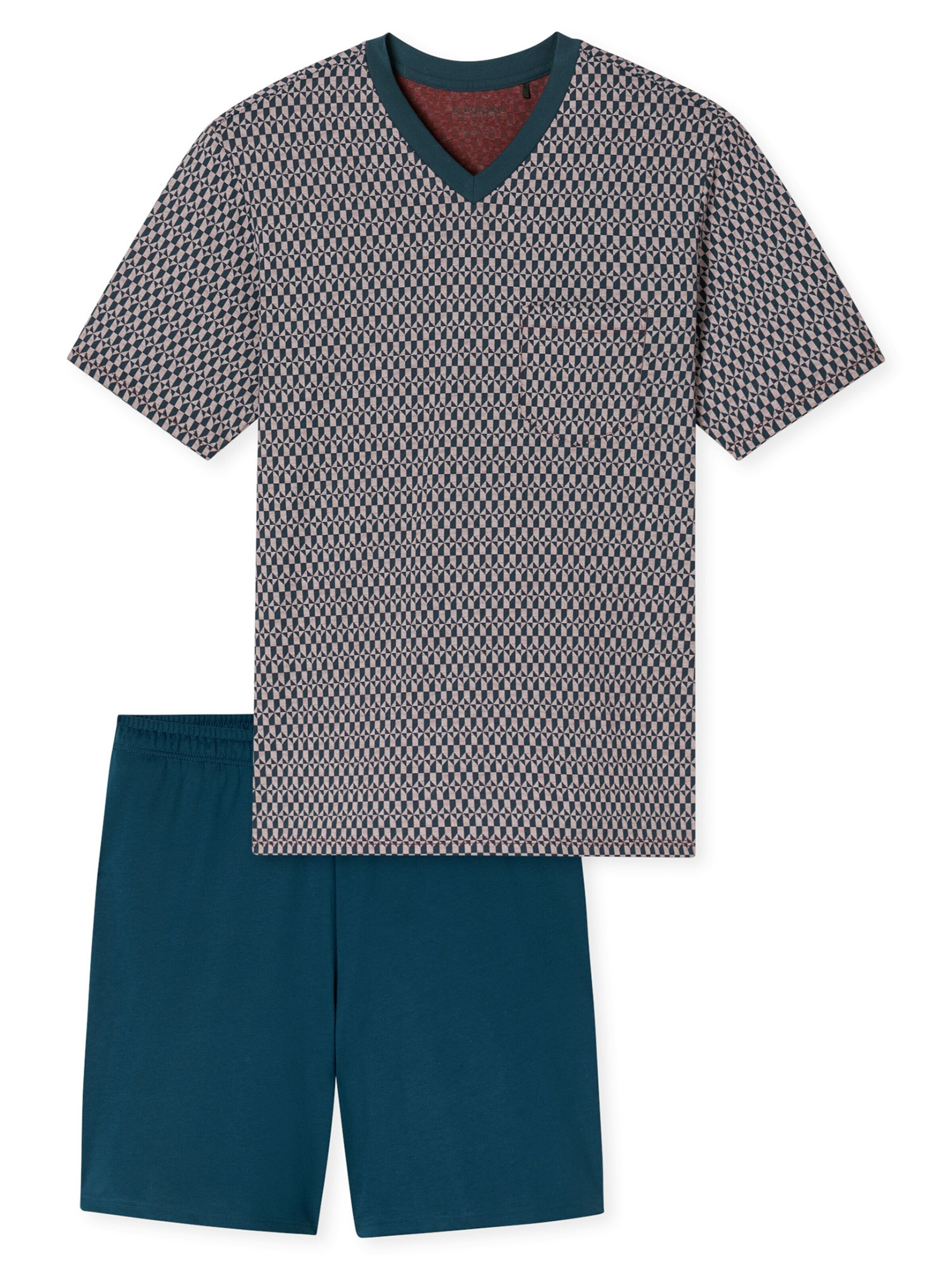 SCHIESSER Pajama short 'Comfort Nightwear' in Mixed colours: front