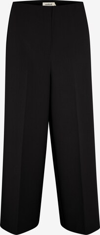 SOAKED IN LUXURY Pleated Pants 'Corinne' in Black: front