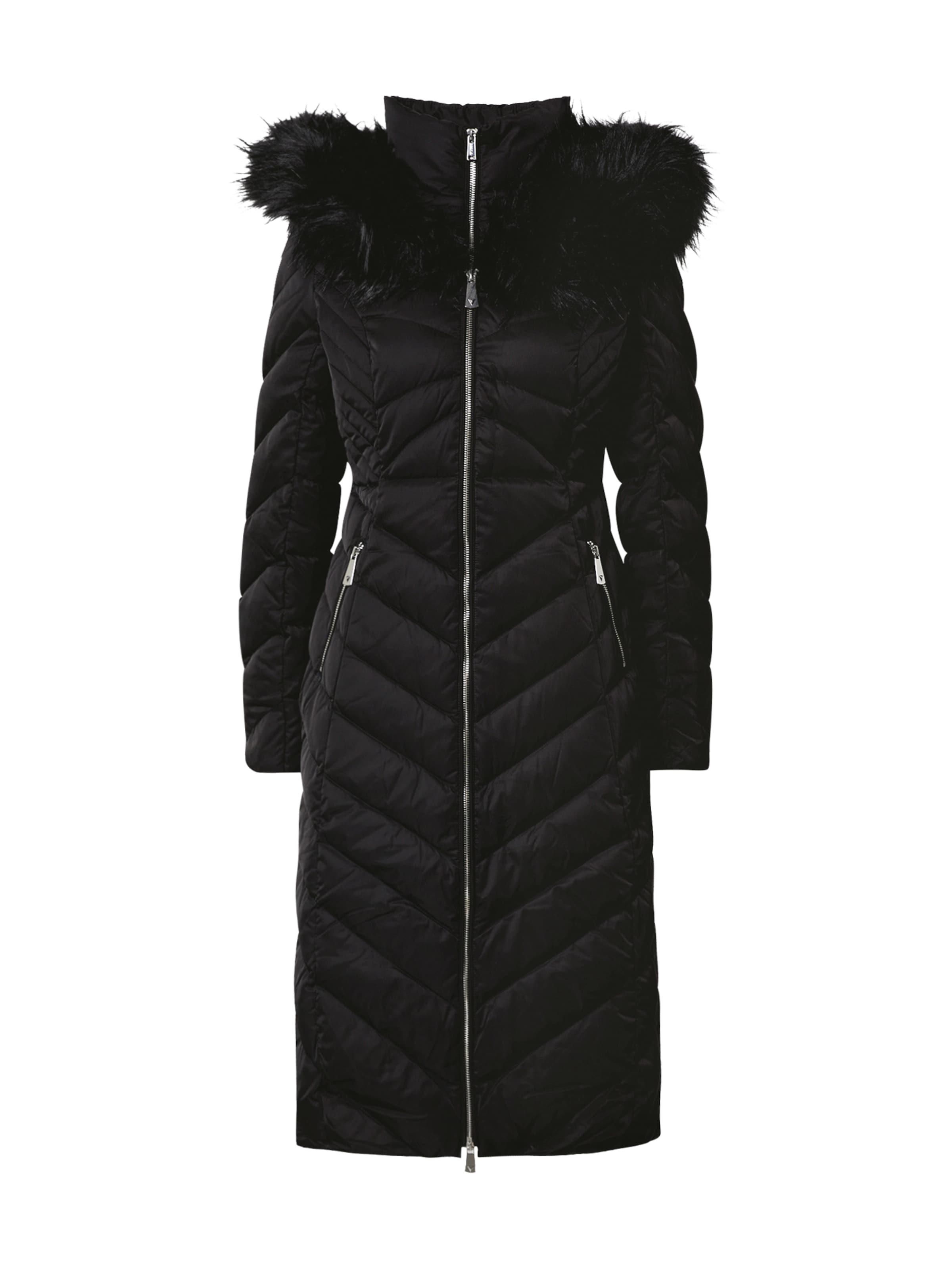 guess white winter coat