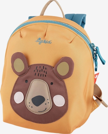 SIGIKID Backpack 'Minirucksack mit Tiermotiv' in Brown: front