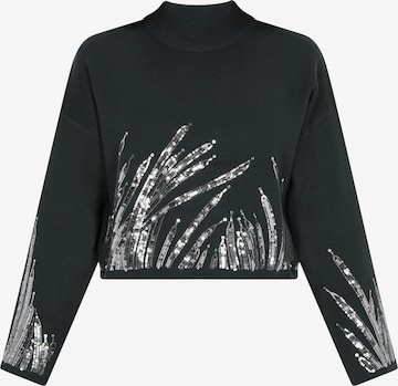 žalia faina Megztinis: priekis