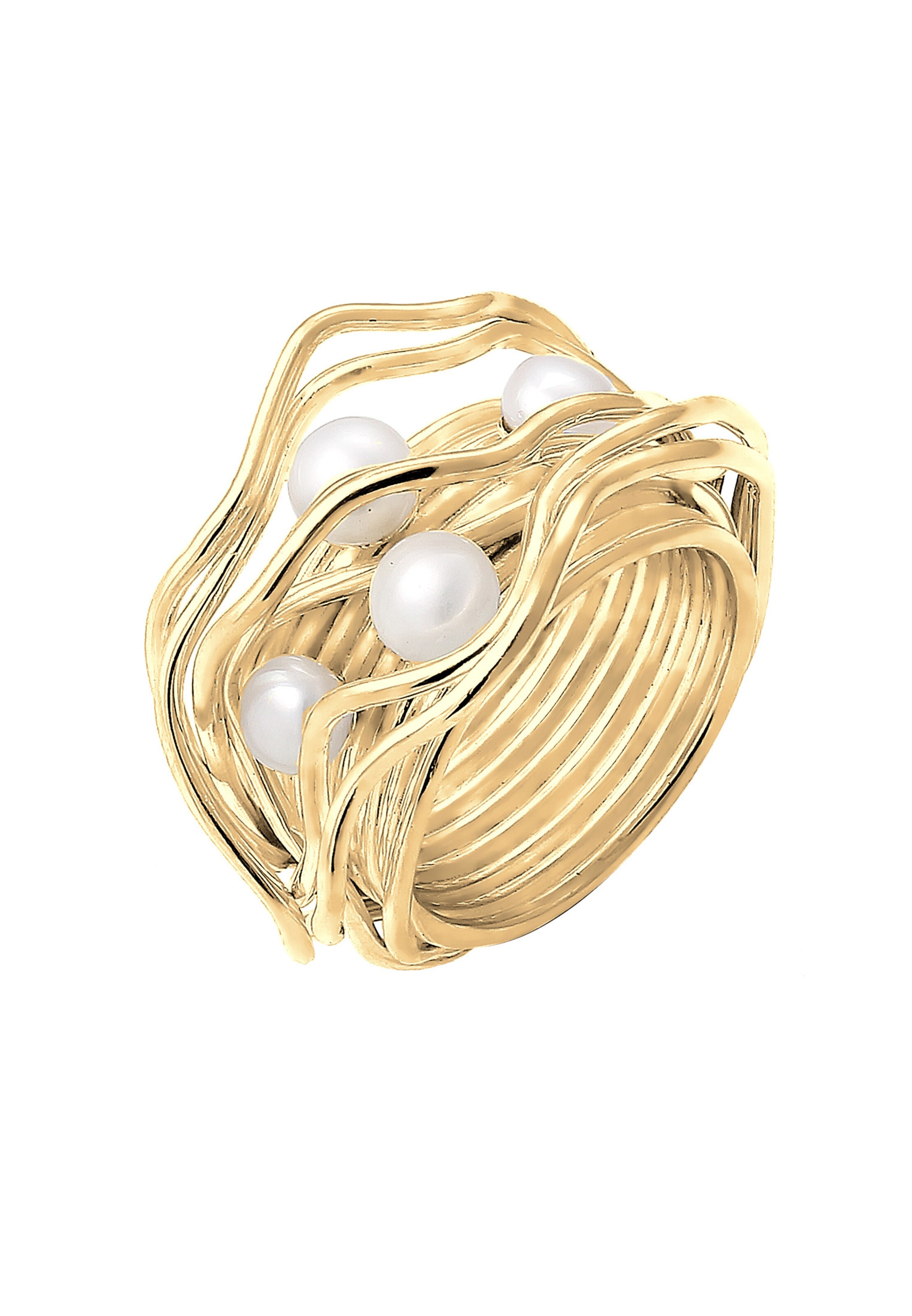 Nenalina Ring in Gold: Vorderseite