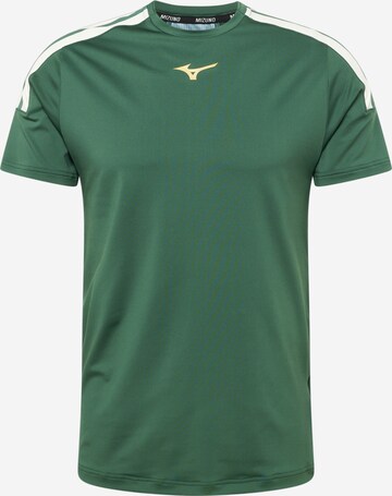 MIZUNO Performance Shirt 'Shadow' in Green: front