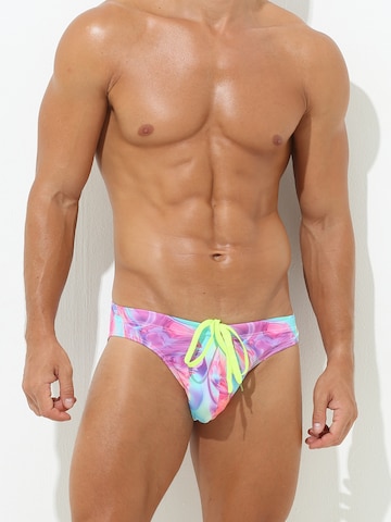 BIMONI Swim Trunks 'Swim Bikini Badeslip' in Pink: front