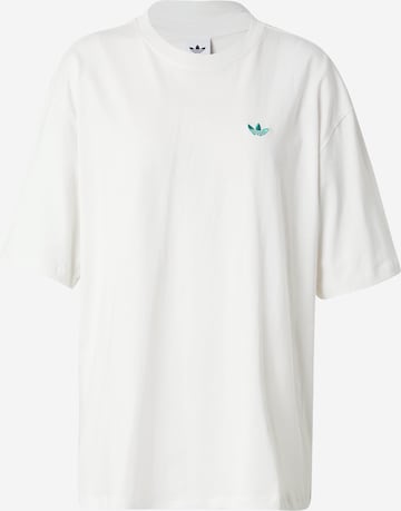 balta ADIDAS ORIGINALS Marškinėliai 'TENNIS': priekis