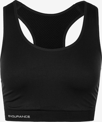 ENDURANCE Sports Bra 'Katrina' in Black: front