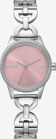 DKNY Analoguhr in Silber: Vorderseite