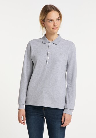 T-shirt DreiMaster Maritim en gris : devant