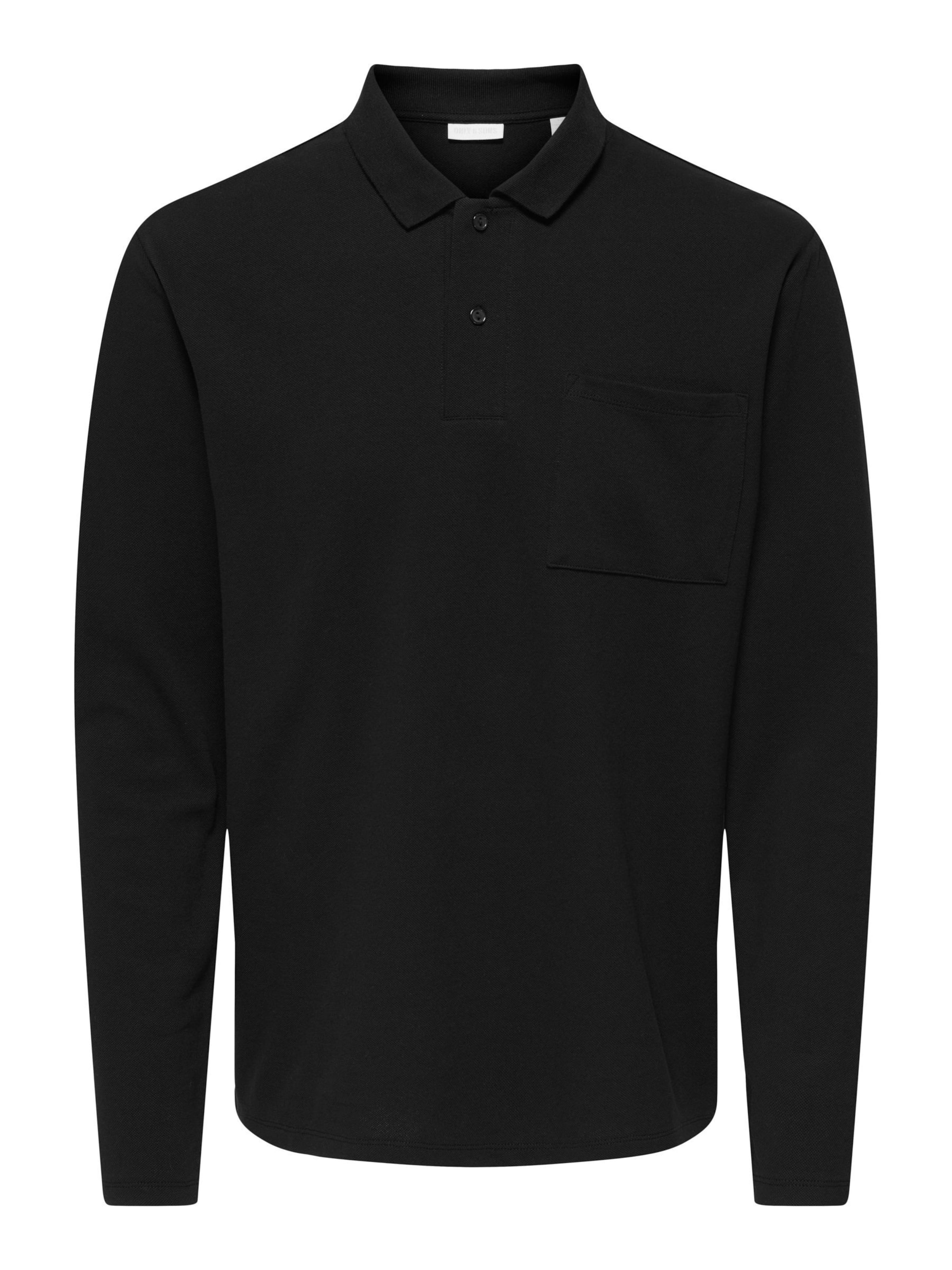 Maglietta 'ONSBen' di Only & Sons in nero: frontale