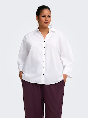 Camicia da donna 'CARSaja Keri' di ONLY Carmakoma in bianco