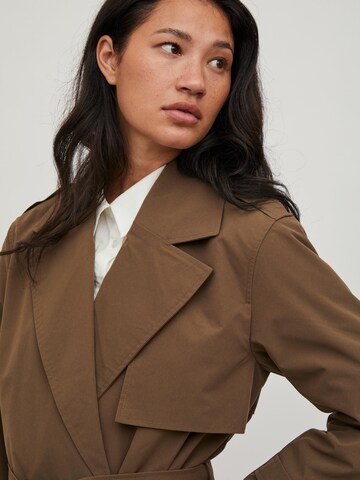 VILA Between-Seasons Coat 'Desse' in Brown